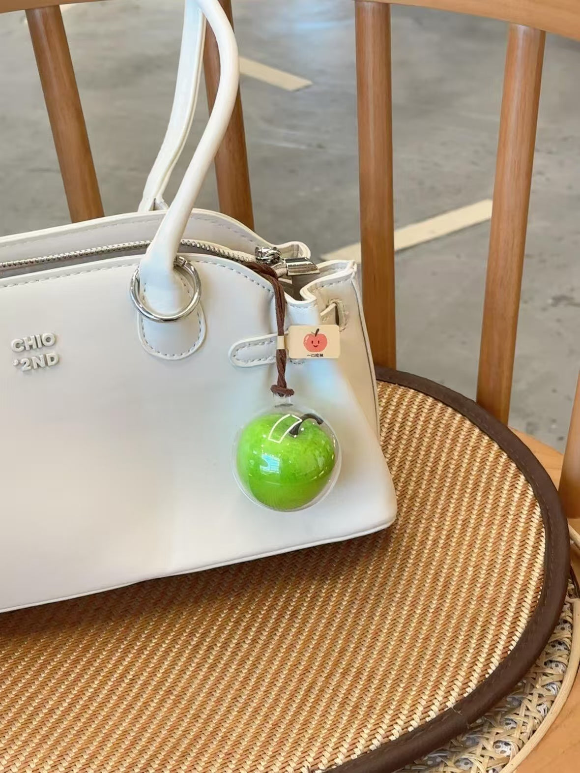 3 apples | Handmade Apple Pendant | Creative Car & Bag Charm | Unique Handmade Gift