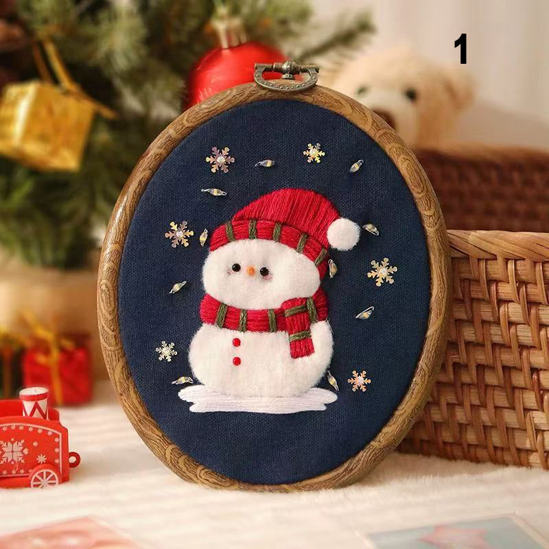 DIY Christmas Decoration Kit (Set of 2) – Handmade Craft Gift for Friends & Loved Ones