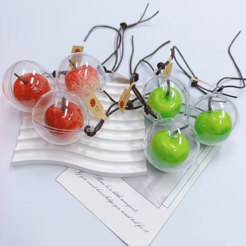 3 apples | Handmade Apple Pendant | Creative Car & Bag Charm | Unique Handmade Gift