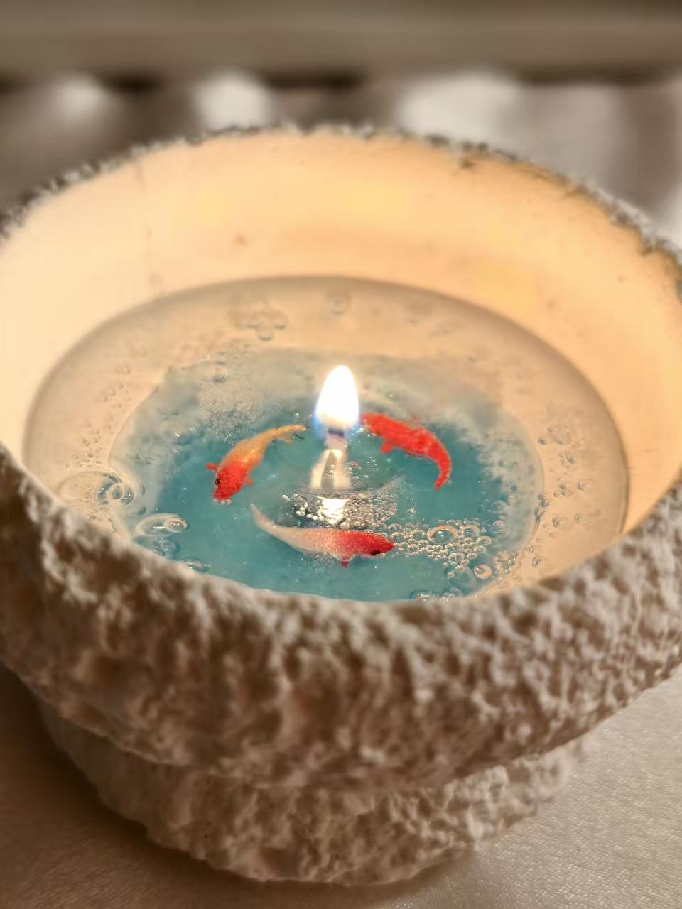 Koi Pond Candle