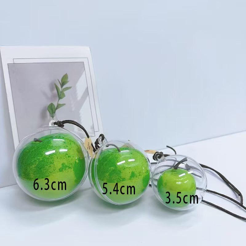 3 apples | Handmade Apple Pendant | Creative Car & Bag Charm | Unique Handmade Gift