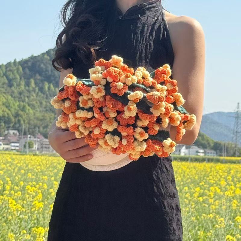 Crochet Daisy Flower Blanket – Perfect Handmade Gift for Mom, Girlfriend & Home Décor