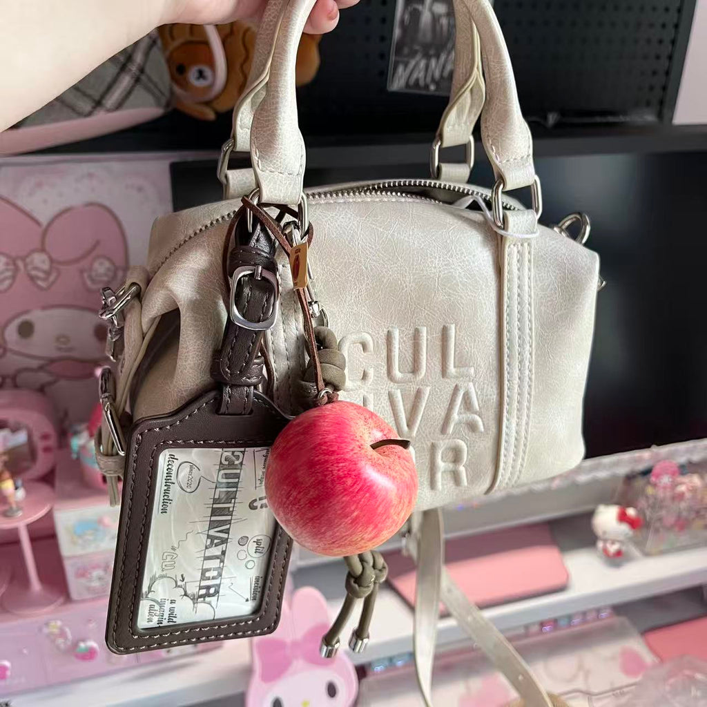 4 apples | Handmade Apple Pendant | Creative Car & Bag Charm | Unique Handmade Gift