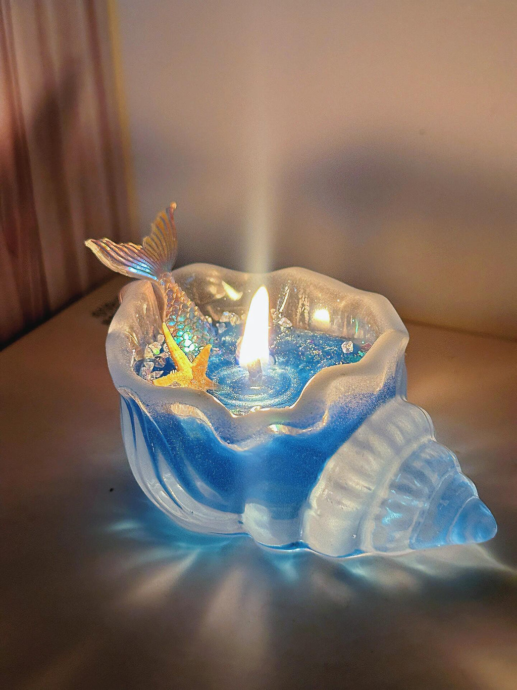 Ocean Seashell Candle