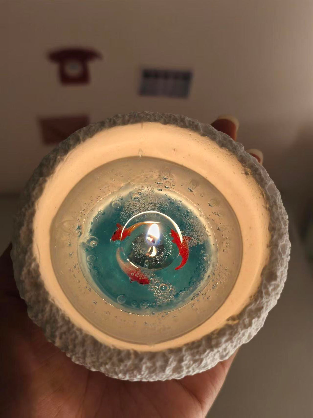 Koi Pond Candle