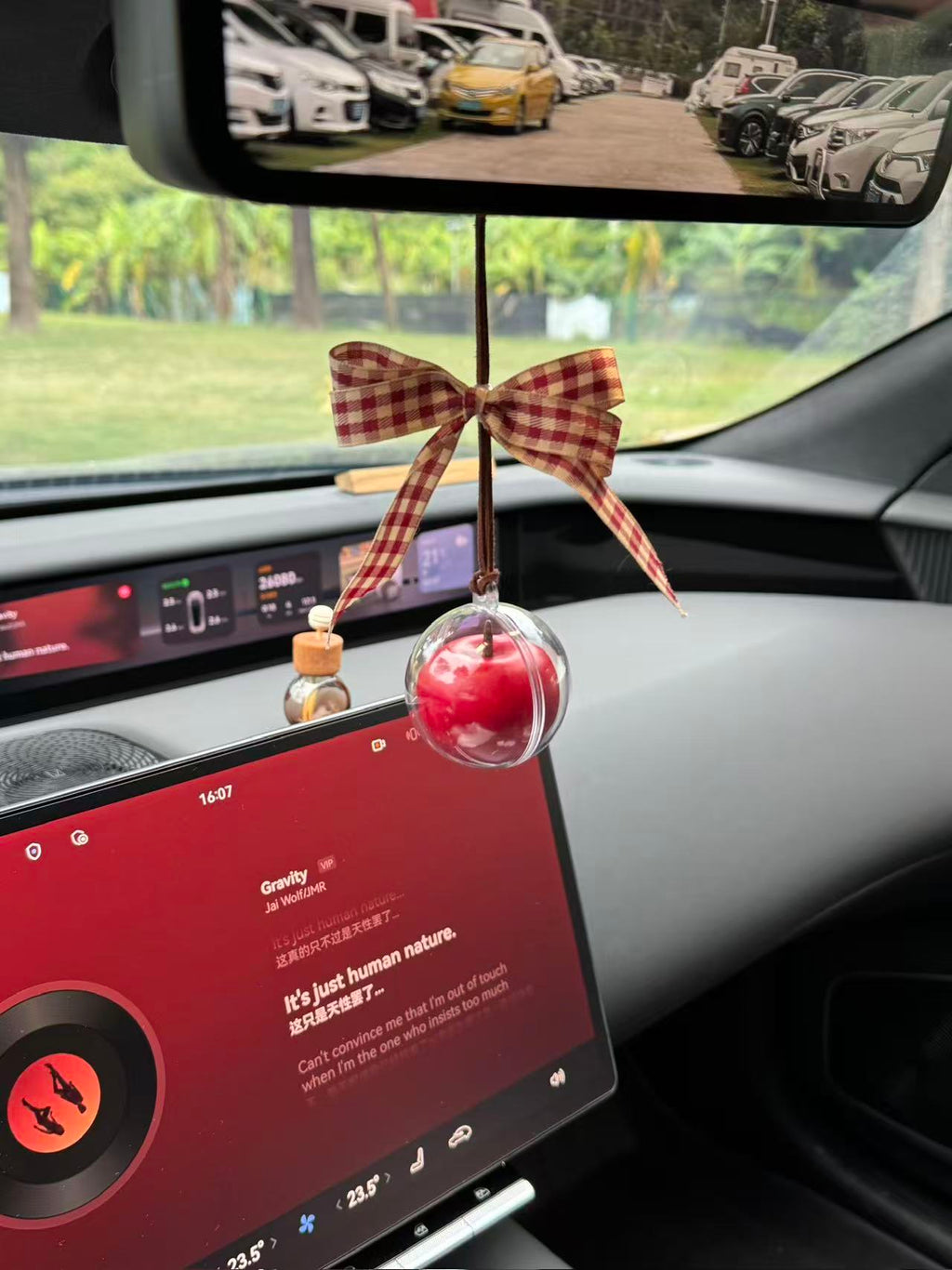 3 apples | Handmade Apple Pendant | Creative Car & Bag Charm | Unique Handmade Gift