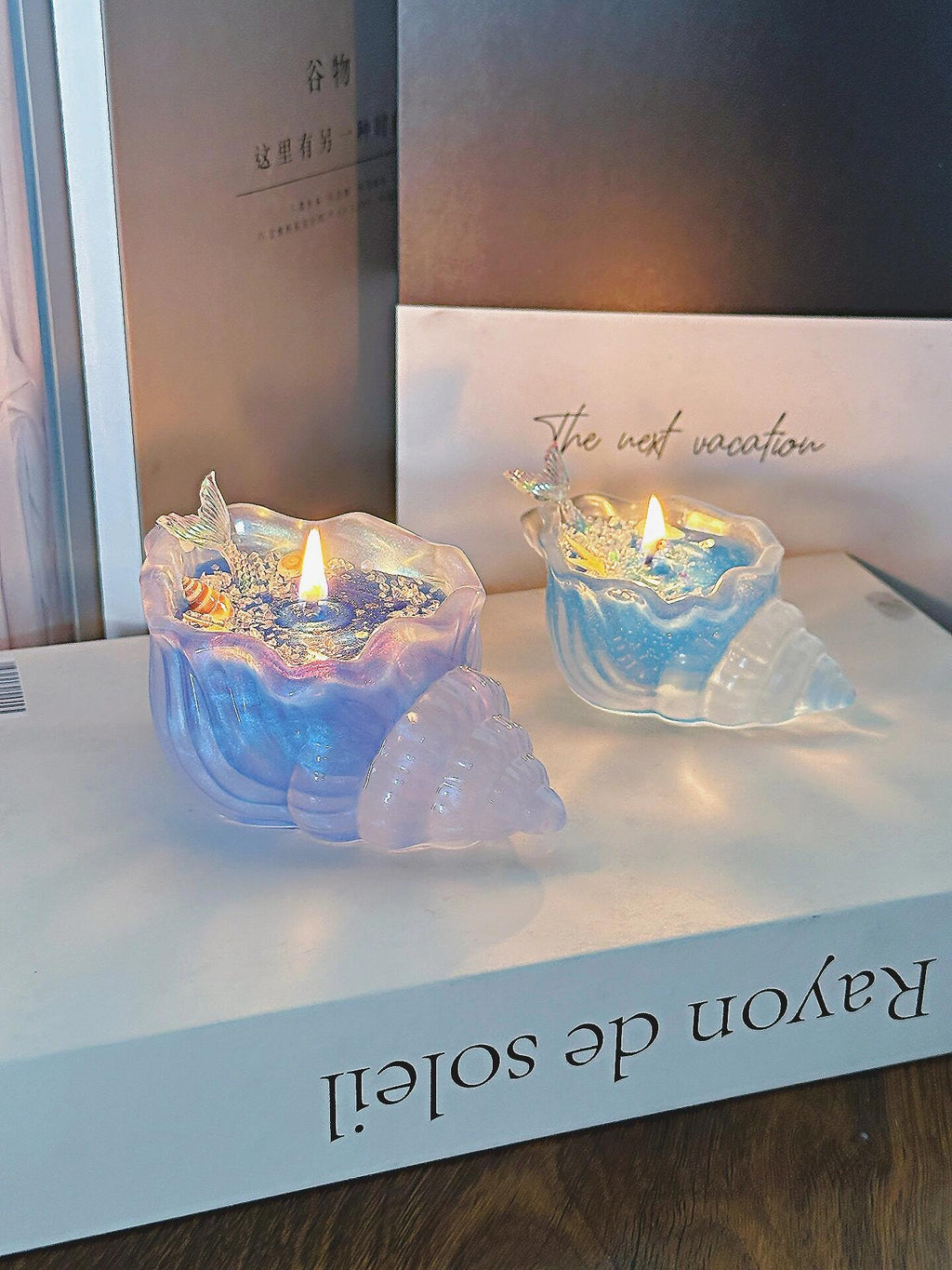 Ocean Seashell Candle