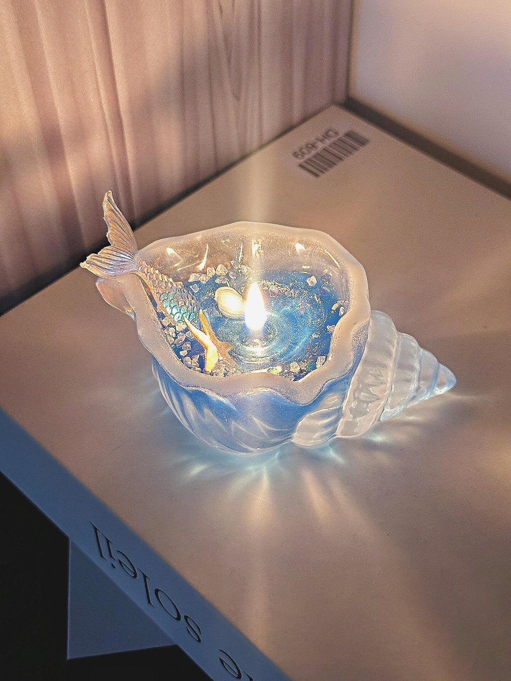 Ocean Seashell Candle