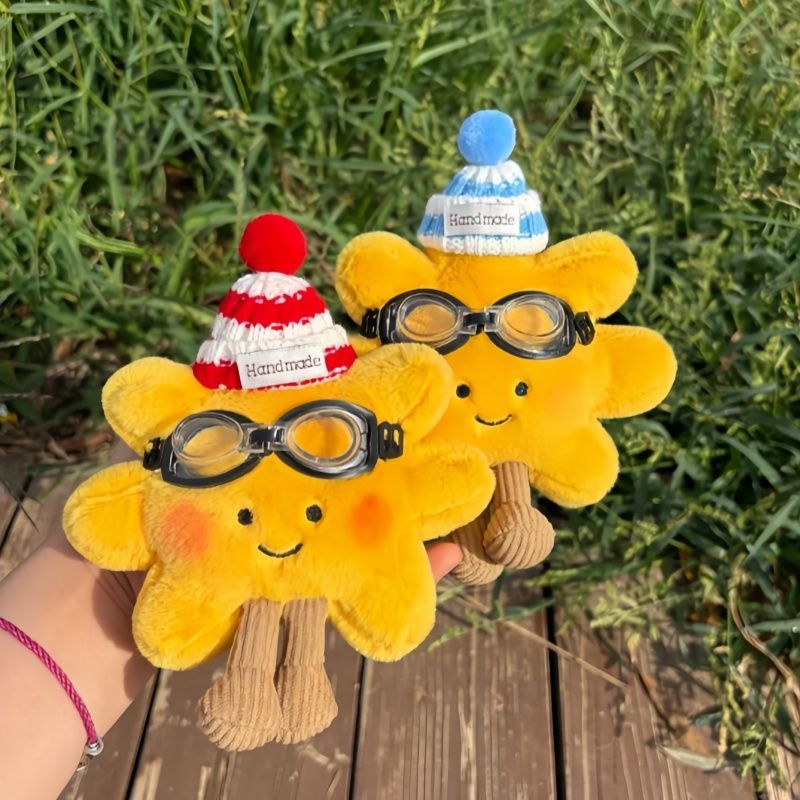 Adorable Sunflower Plush Toy - Cute Backpack Charm for School, Car Keychain, Couple & Student Gift Idea