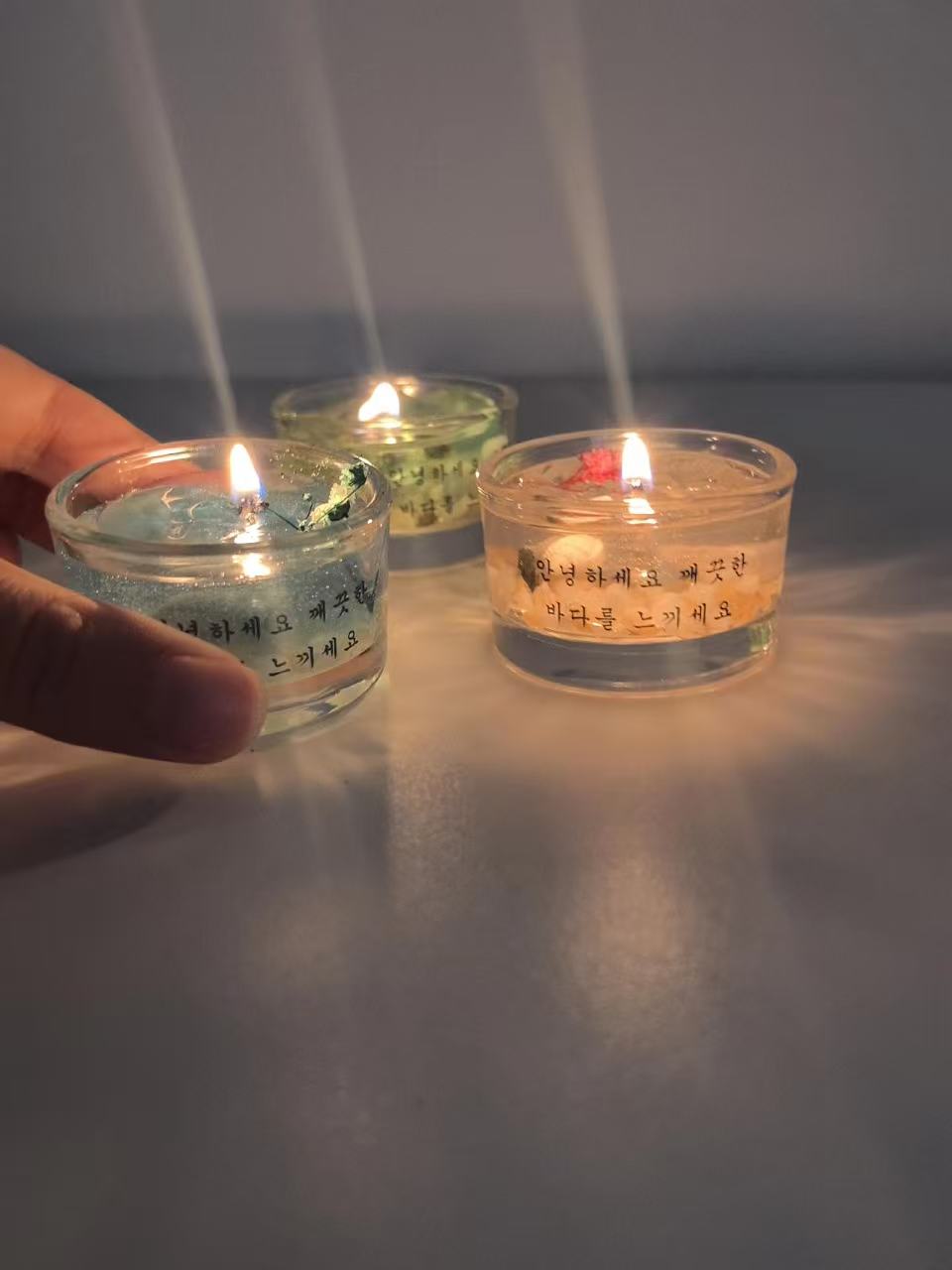 Ocean Healing Message Candle