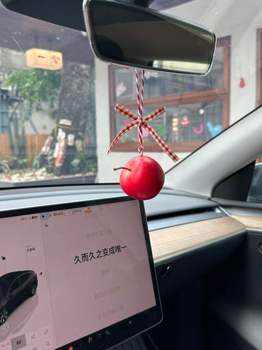 4 apples | Handmade Apple Pendant | Creative Car & Bag Charm | Unique Handmade Gift