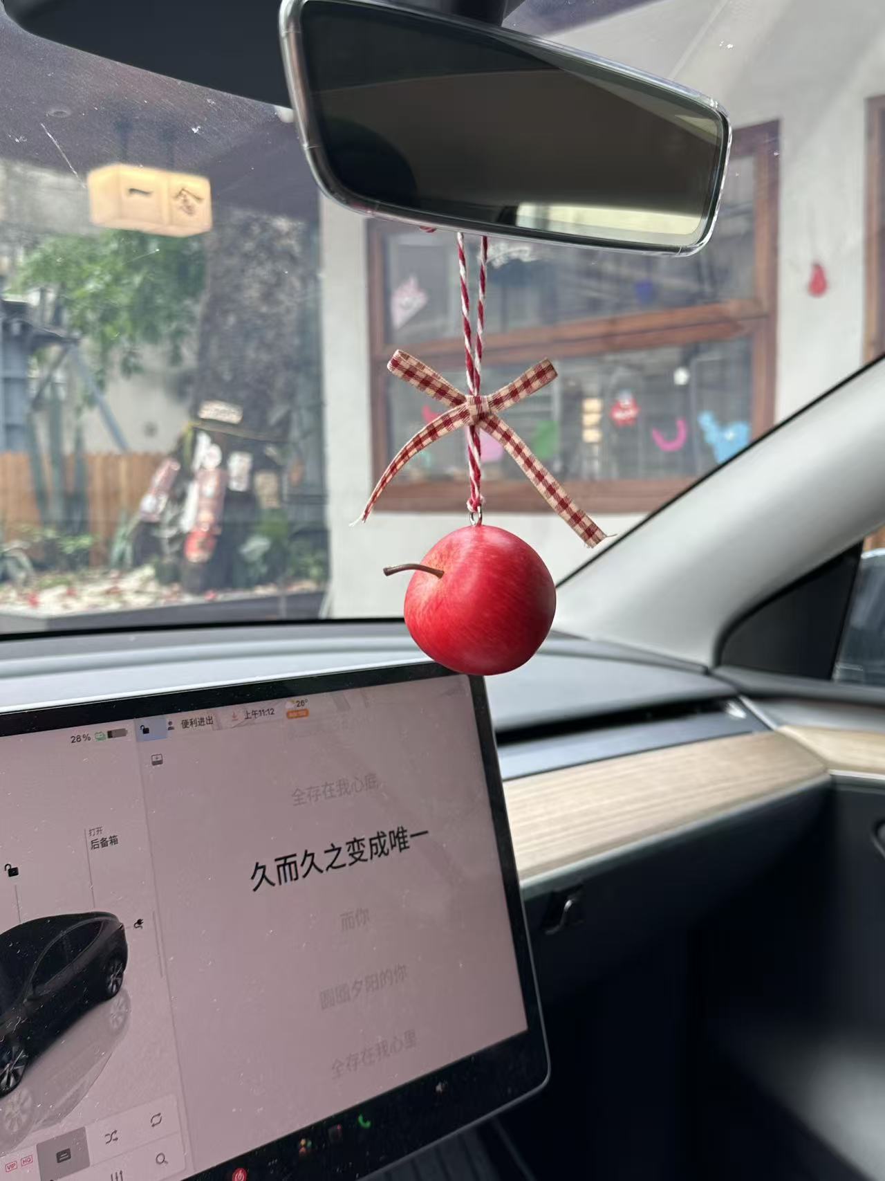 4 apples | Handmade Apple Pendant | Creative Car & Bag Charm | Unique Handmade Gift