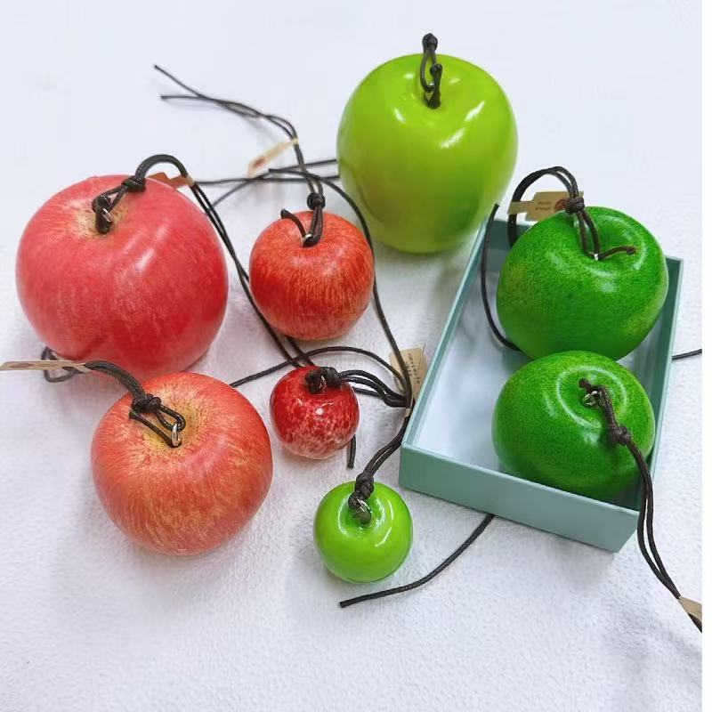 4 apples | Handmade Apple Pendant | Creative Car & Bag Charm | Unique Handmade Gift