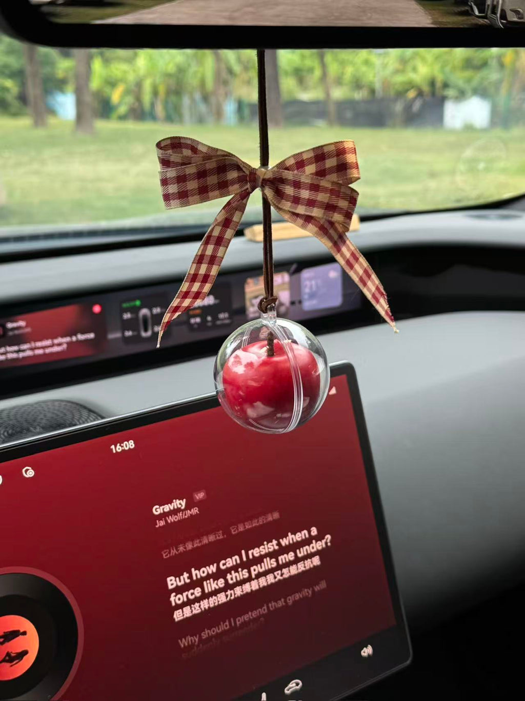 3 apples | Handmade Apple Pendant | Creative Car & Bag Charm | Unique Handmade Gift