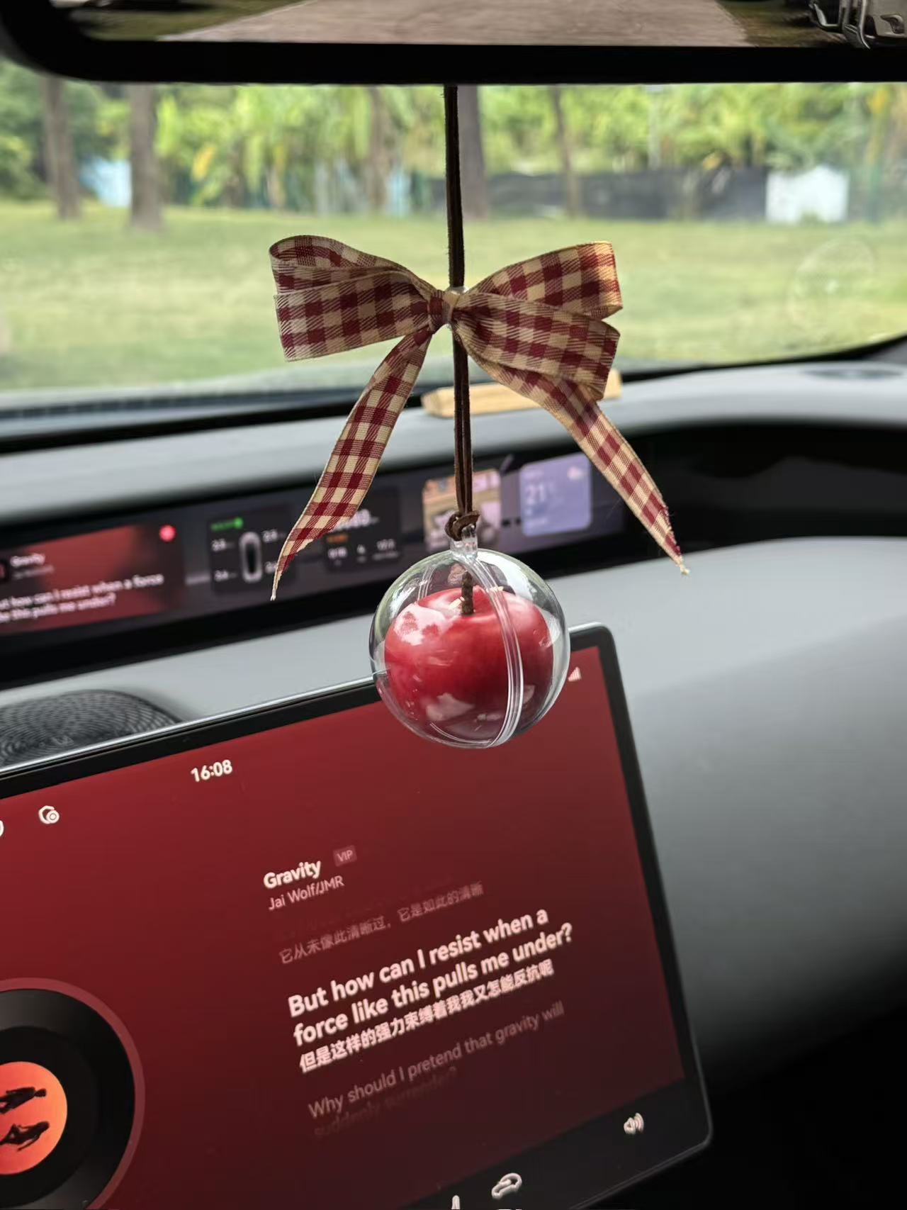 3 apples | Handmade Apple Pendant | Creative Car & Bag Charm | Unique Handmade Gift