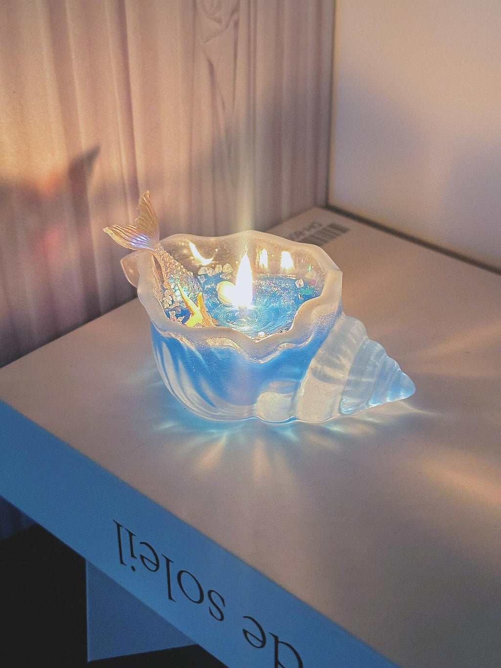 Ocean Seashell Candle