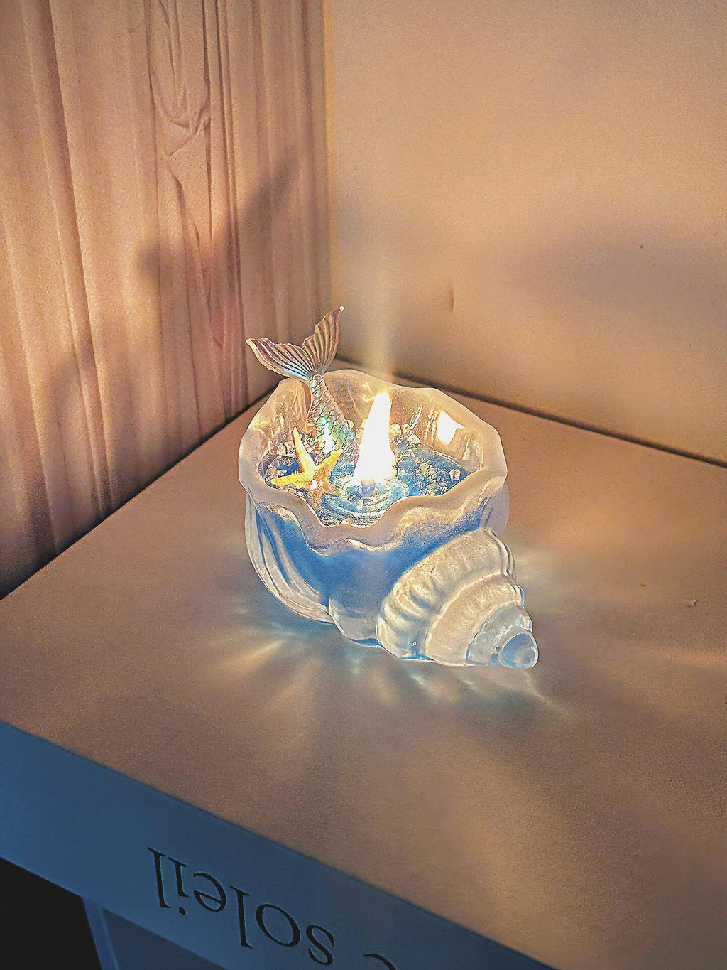 Ocean Seashell Candle