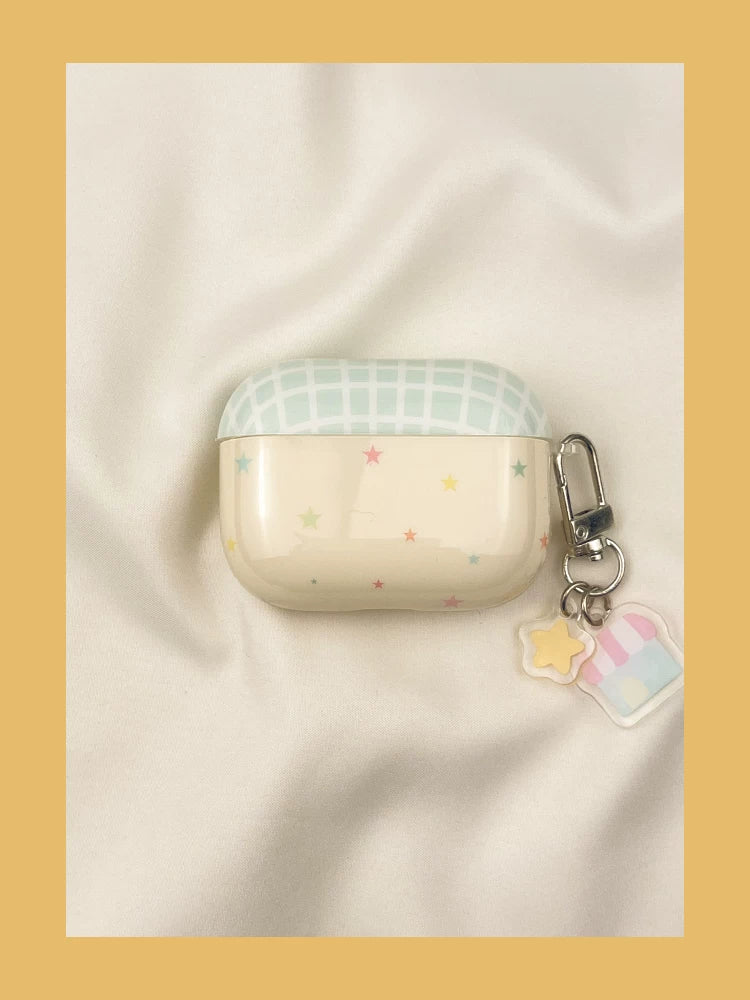 Colorful Star Westie Dog AirPods Case for AirPods 1/2/3/4/5/Pro - Cute Protective Cover