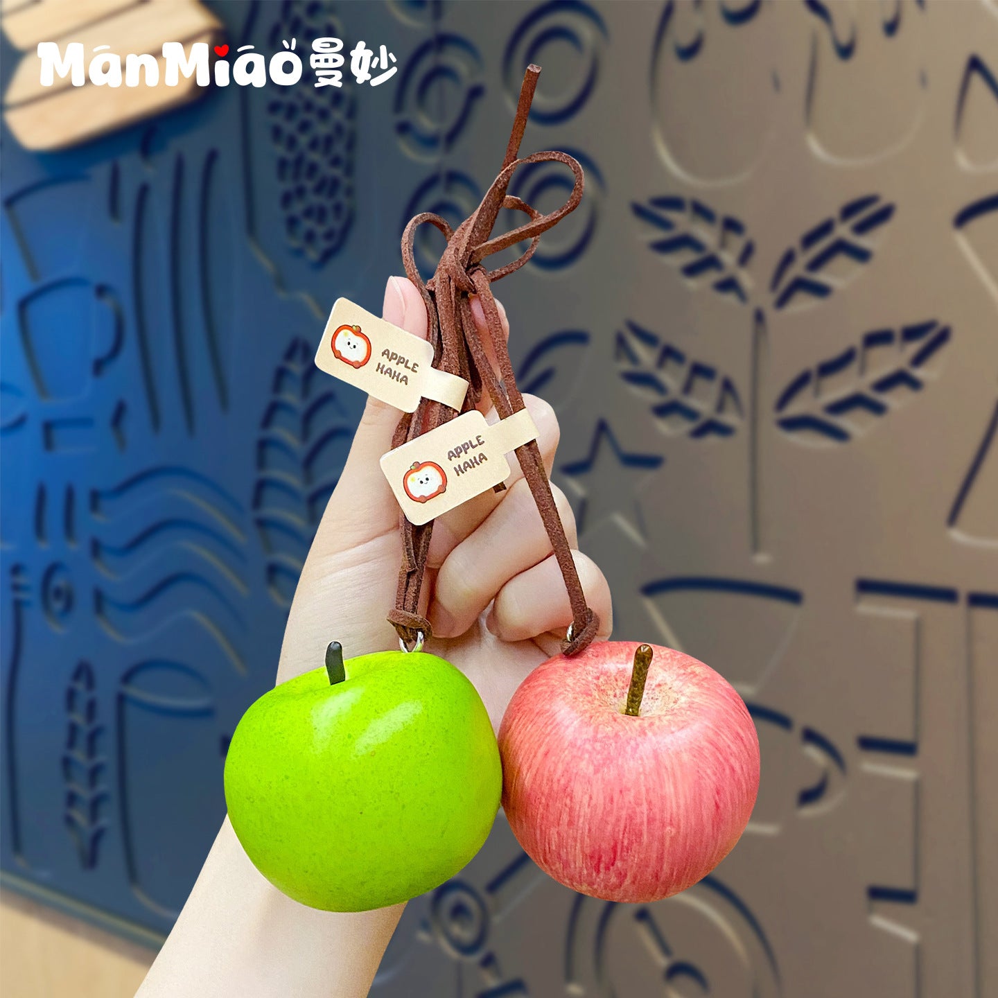 Apple Charm - Car & Bag Multi-use Hanging Ornament, Cute Gift for Bestie