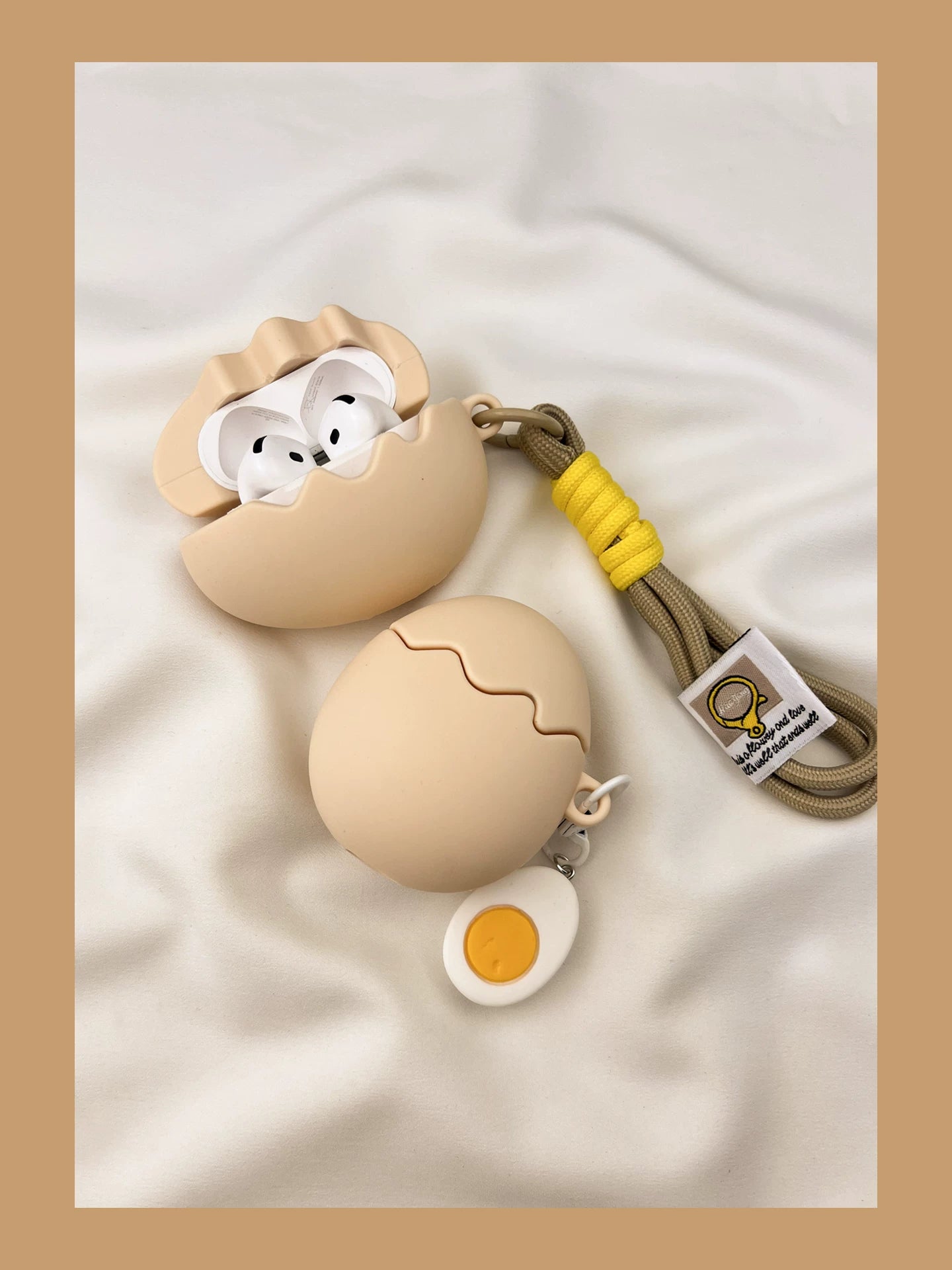 Creative Funny Egg AirPods Case for AirPods 1/2/3/4/5/Pro - Quirky Protective Cover