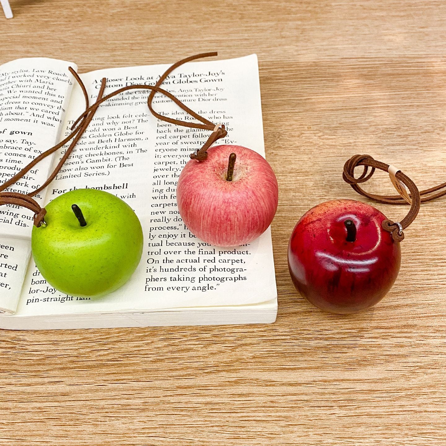 Apple Charm - Car & Bag Multi-use Hanging Ornament, Cute Gift for Bestie