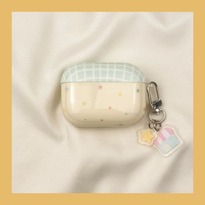 Colorful Star Westie Dog AirPods Case for AirPods 1/2/3/4/5/Pro - Cute Protective Cover