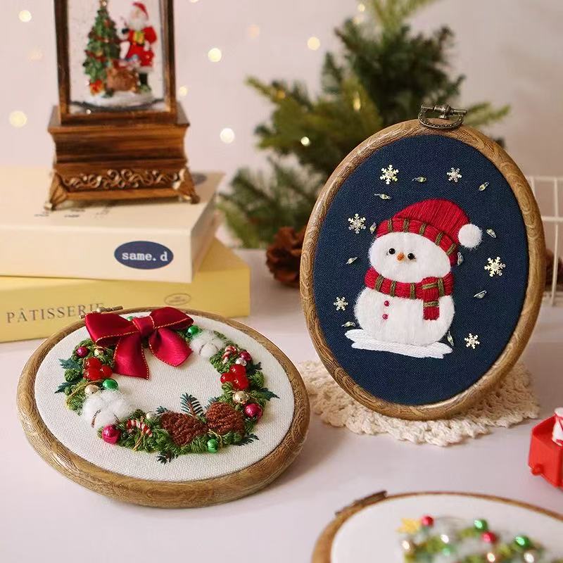 DIY Christmas Decoration Kit (Set of 2) – Handmade Craft Gift for Friends & Loved Ones