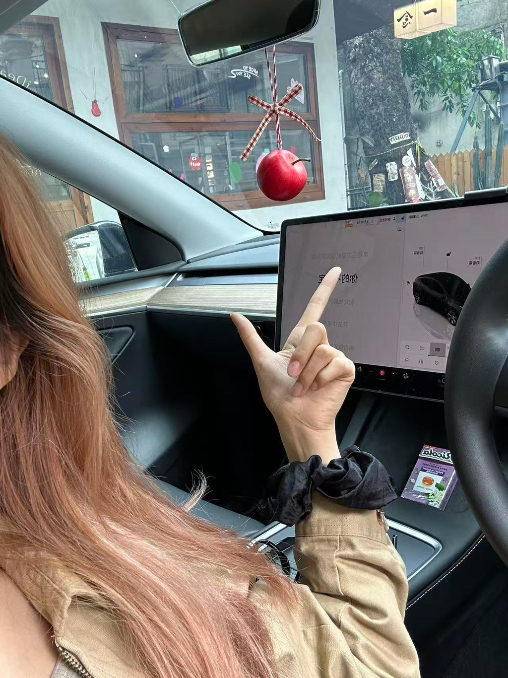 4 apples | Handmade Apple Pendant | Creative Car & Bag Charm | Unique Handmade Gift