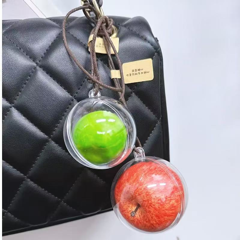 3 apples | Handmade Apple Pendant | Creative Car & Bag Charm | Unique Handmade Gift