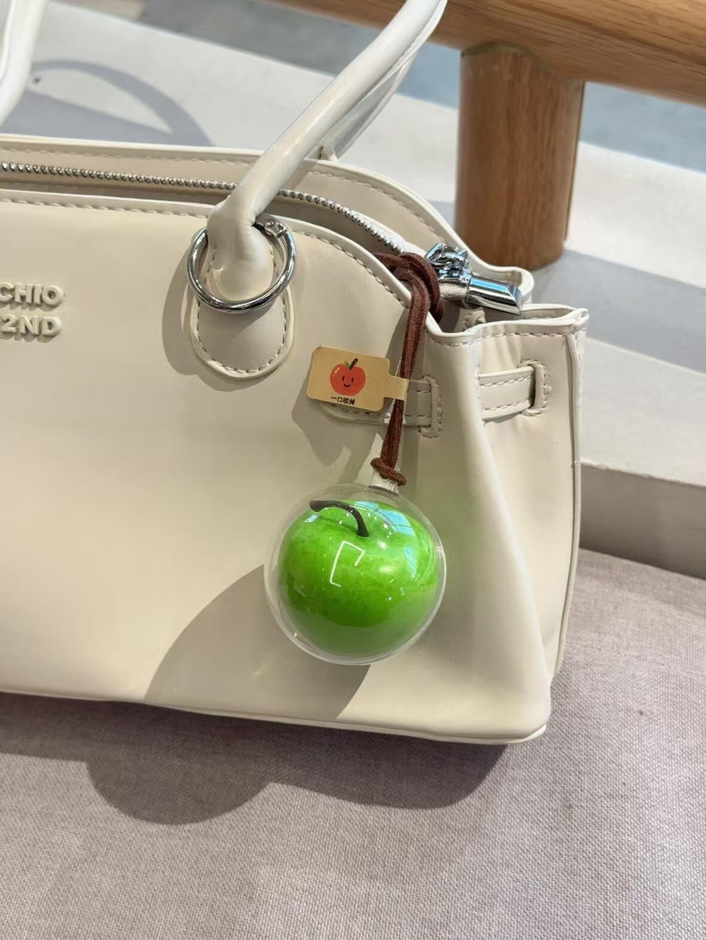 3 apples | Handmade Apple Pendant | Creative Car & Bag Charm | Unique Handmade Gift