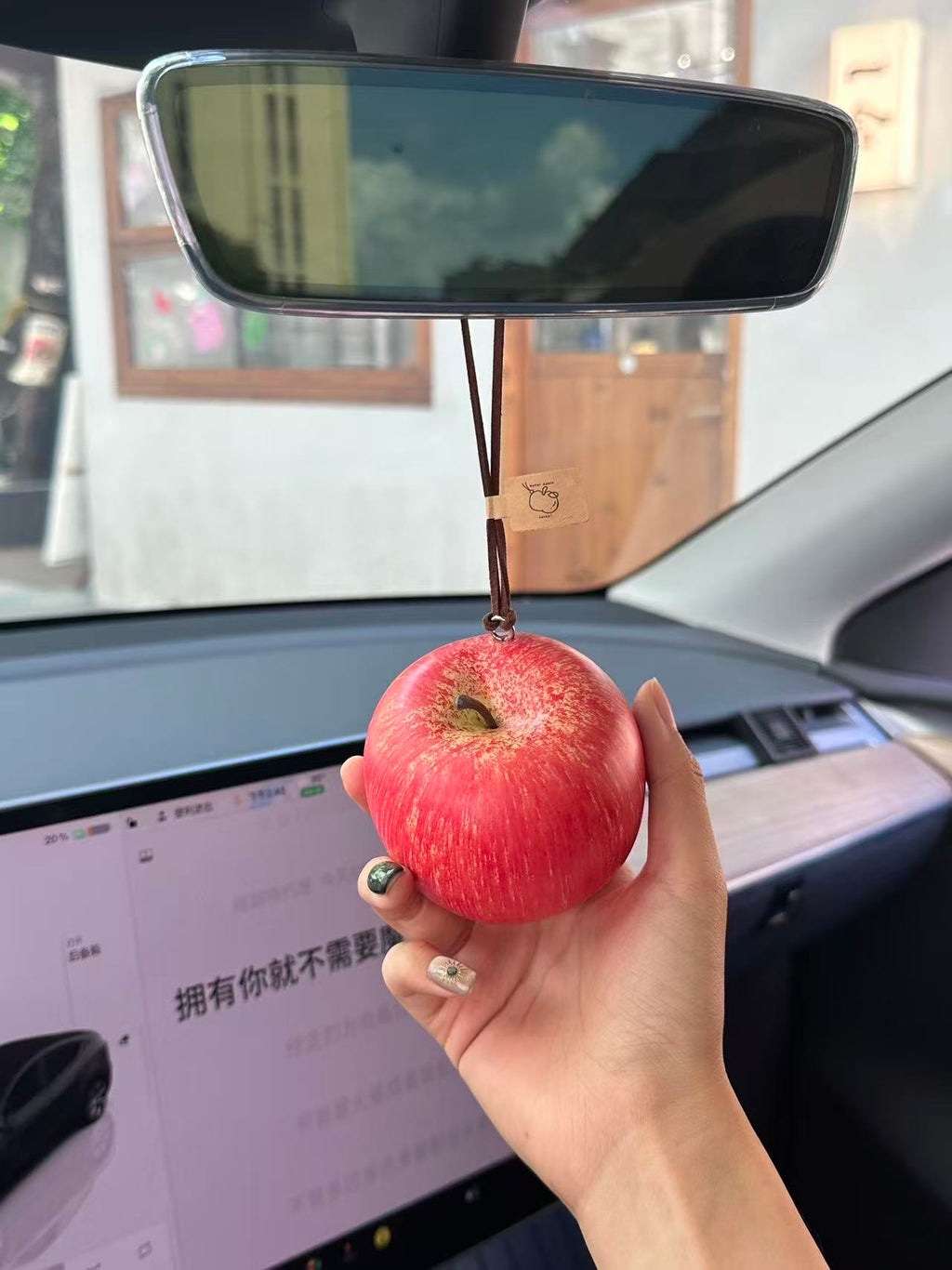 4 apples | Handmade Apple Pendant | Creative Car & Bag Charm | Unique Handmade Gift