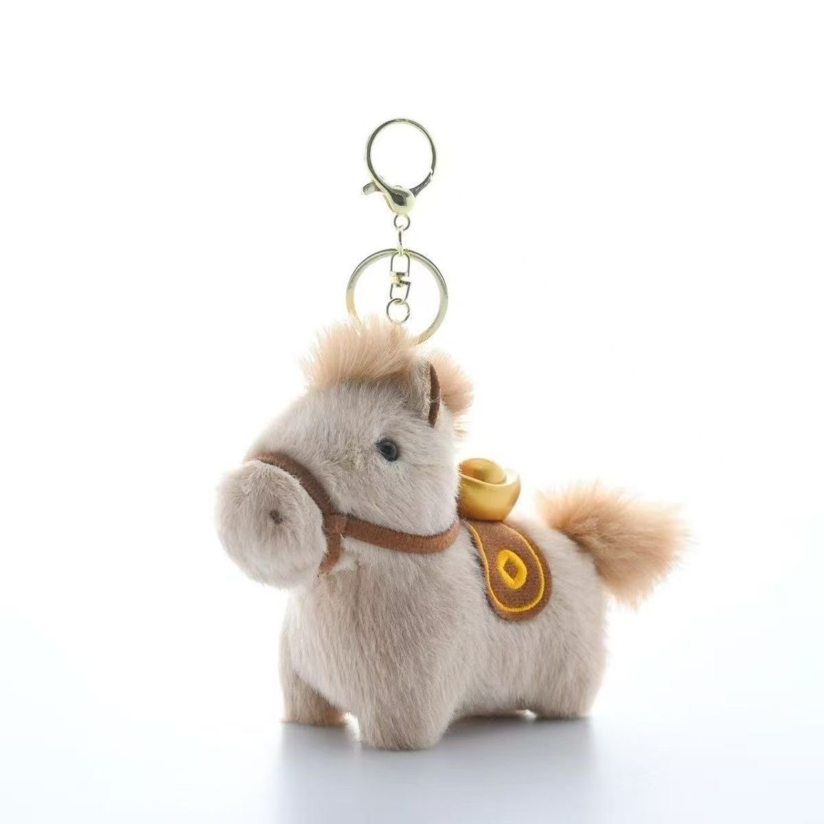 Adorable Pony Plush Toy - Original Design Keychain for Bag & Backpack, Cute Car Charm, Perfect Friend Gift