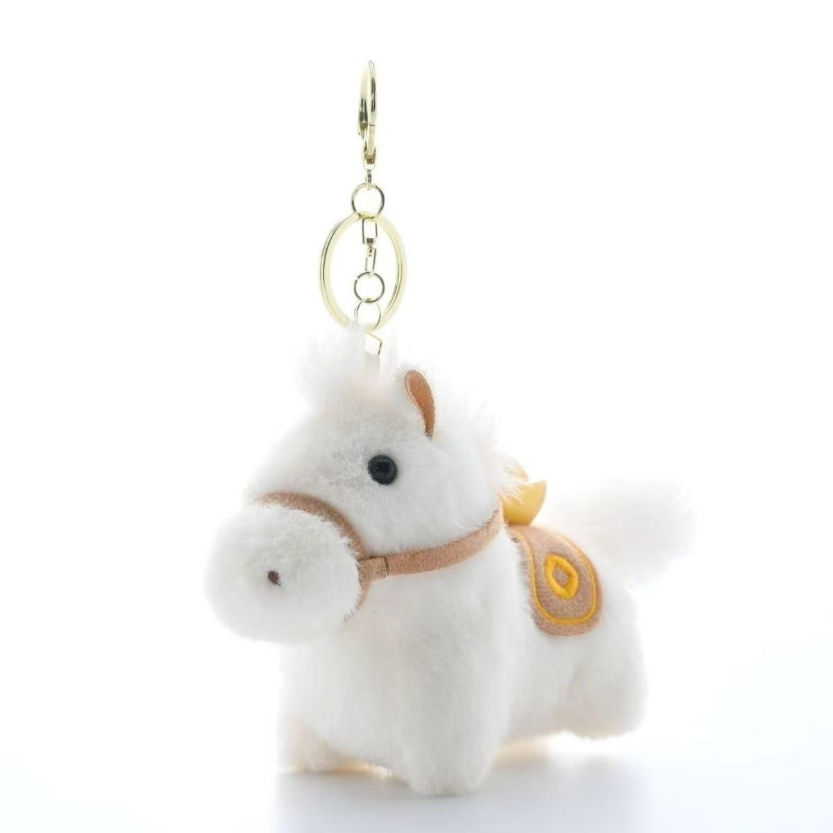Adorable Pony Plush Toy - Original Design Keychain for Bag & Backpack, Cute Car Charm, Perfect Friend Gift
