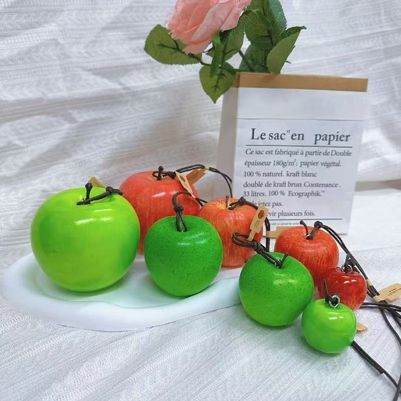 4 apples | Handmade Apple Pendant | Creative Car & Bag Charm | Unique Handmade Gift