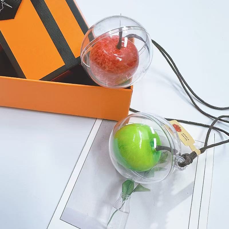 3 apples | Handmade Apple Pendant | Creative Car & Bag Charm | Unique Handmade Gift