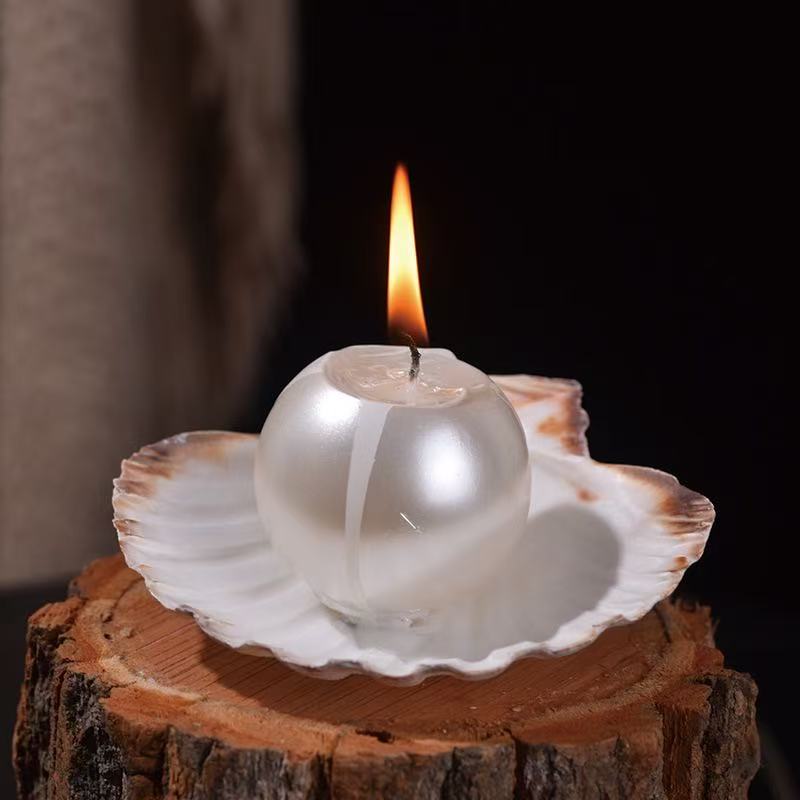 Pearl Shell Candle | Luxury Decorative Candle