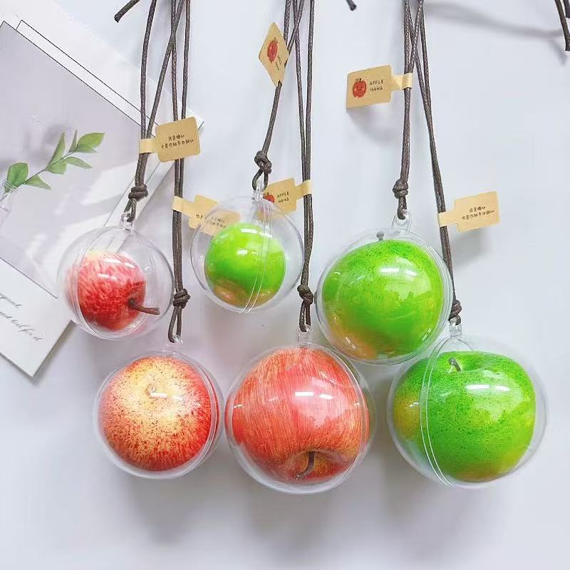3 apples | Handmade Apple Pendant | Creative Car & Bag Charm | Unique Handmade Gift