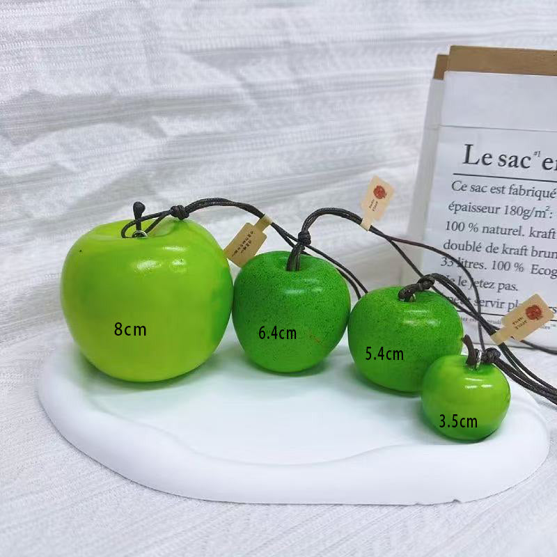 4 apples | Handmade Apple Pendant | Creative Car & Bag Charm | Unique Handmade Gift