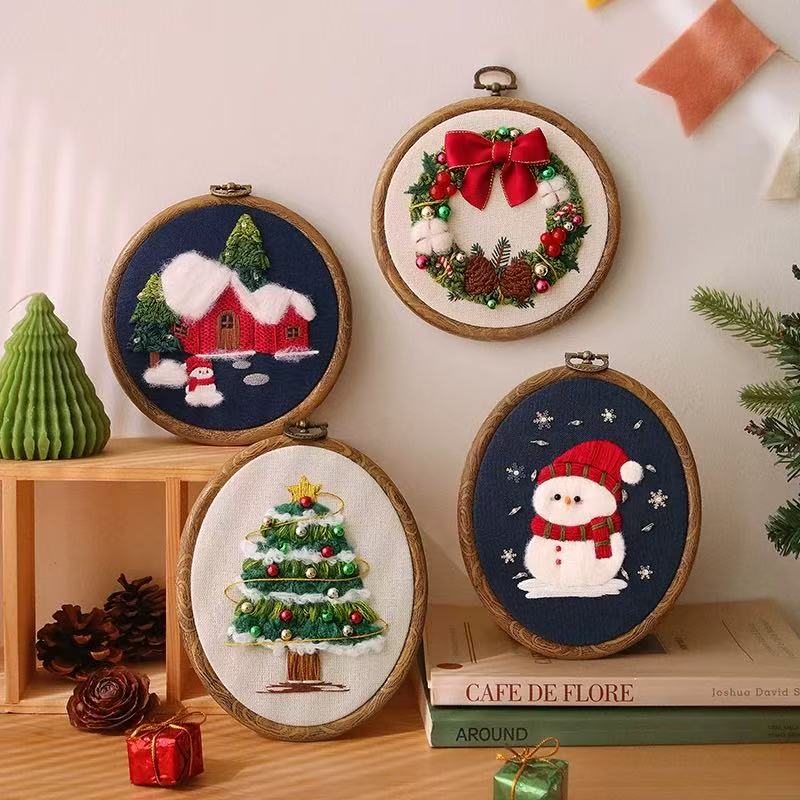 DIY Christmas Decoration Kit (Set of 2) – Handmade Craft Gift for Friends & Loved Ones